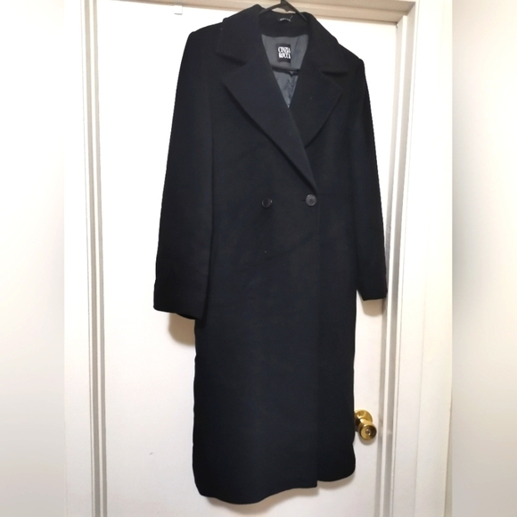 Cinzia Rocca  Dress Coat In Black Color Size 10 - Picture 1 of 9